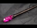 Magic wand？Hairpin？How to make wood and epoxy ./Woodcarving/Woodworking art/ RESIN ART