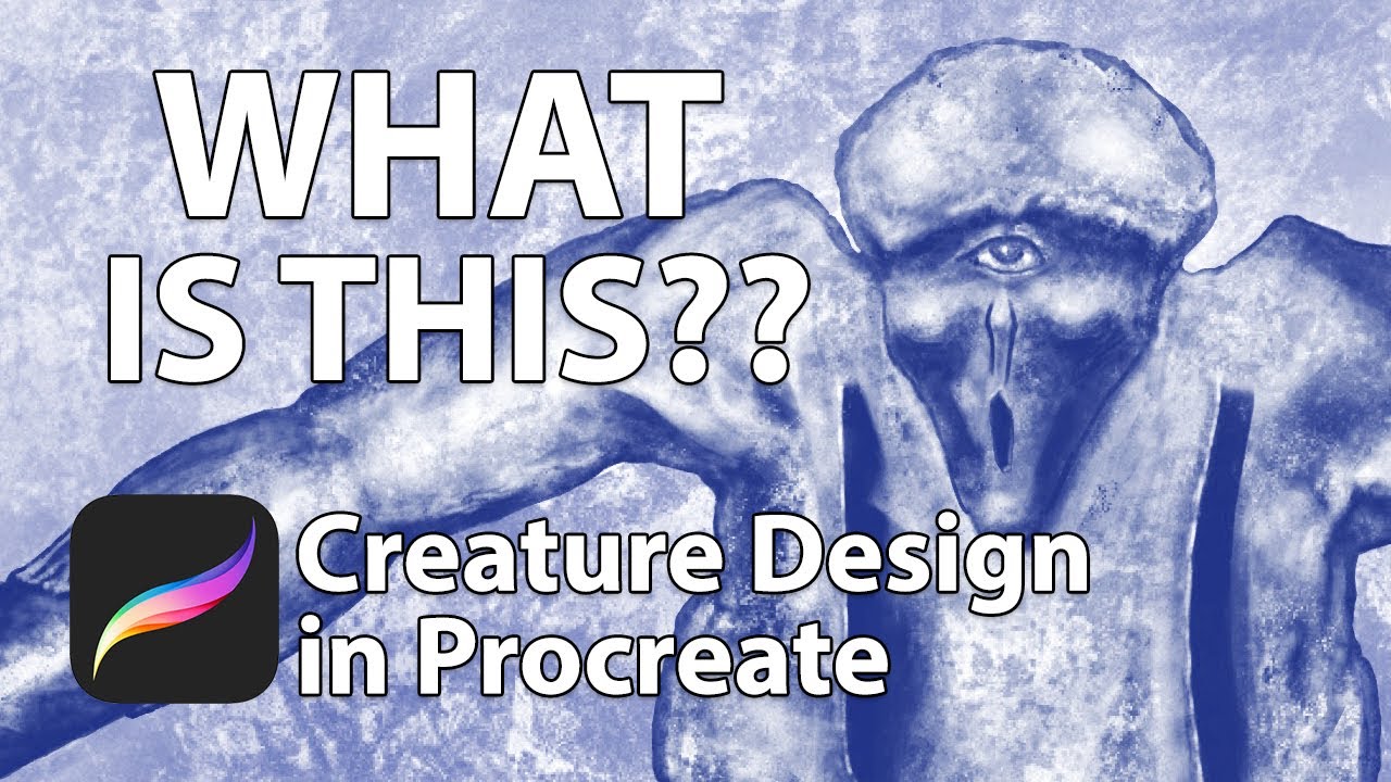 Creature Design Timelapse | Procreate Drawing - YouTube