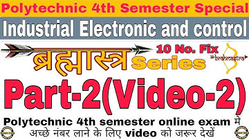 IEC Brahmastra series || Part-2(Video-2) || lesson revision and mcq question revision || polytechnic