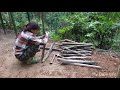 How to build a bamboo house 2021: Build a clay oven for cooking