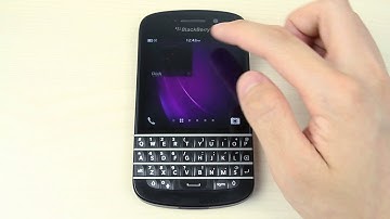 Special feature of Blackberry Q10: Bedside Mode
