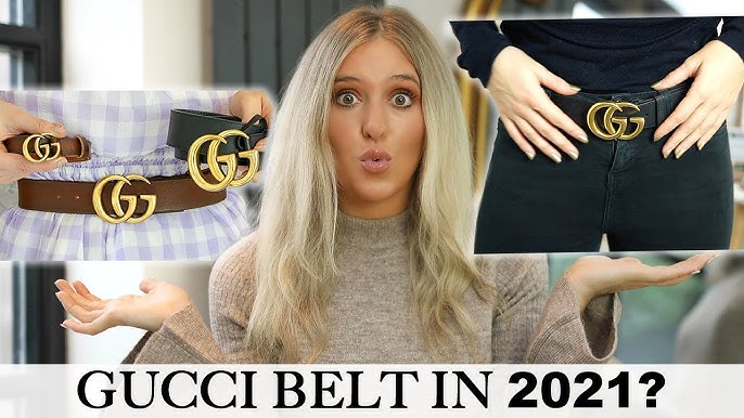 Gucci Belt Comparison & Try-On: Sizing & Width FAQs - whatveewore