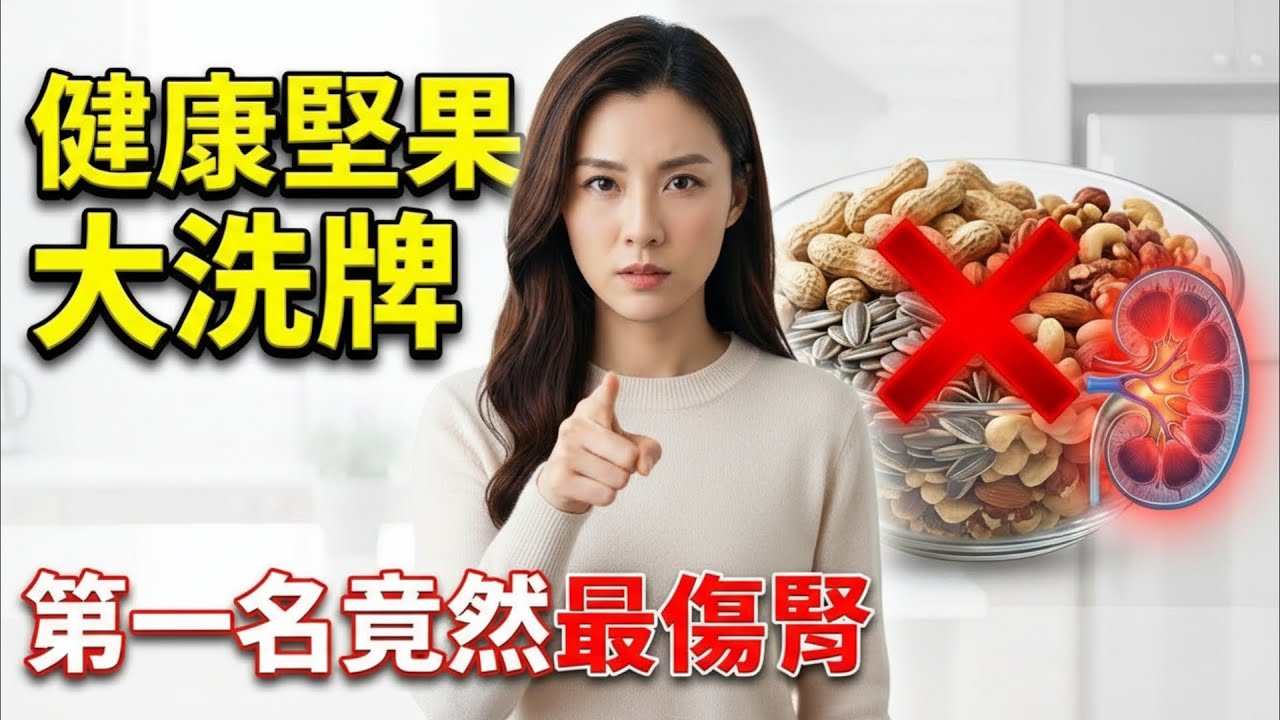 60歲以後腎臟急速衰退，竟然是因為這把「養生堅果」？不想透析後悔，這4種東西千萬別碰！#食材 #養老生活 #中老年生活 #堅果