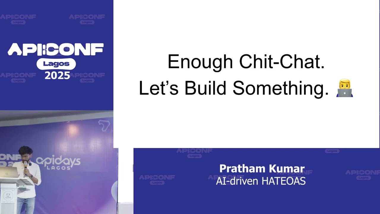 API Conference Lagos 2025 — AI-driven HATEOAS