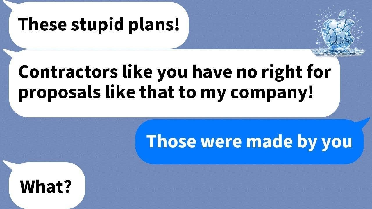 【Apple】An old schoolmate of mine is working at a company I'm a partner with, however he mistakes me