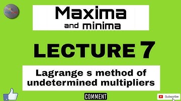 #7 MAXIMA AND MINIMA (ENGINEERING MATHEMATICS-1)