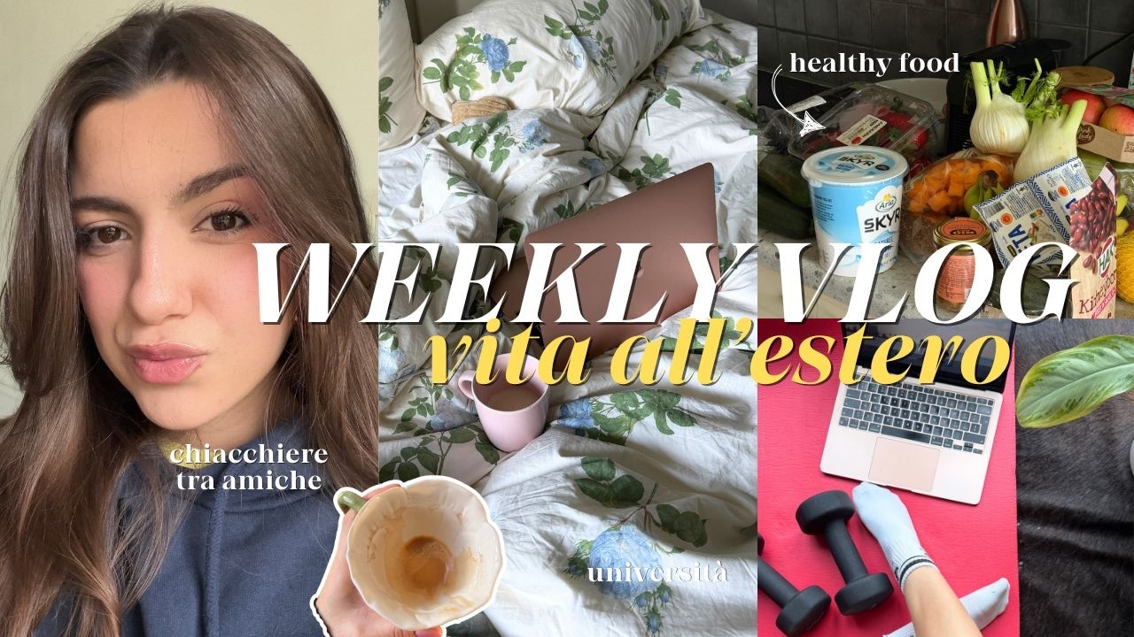 WEEKLY VLOG⭐️ la mia vita da studentessa e content creator all'estero