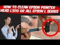 How To Clean Epson Printer Head  L3110 Or All Epson L Series