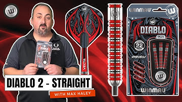 DIABLO 2 STRAIGHT WINMAU DARTS REVIEW WITH MAX HALEY
