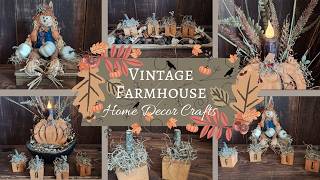 Primitive Farmhouse Dollar Tree Fall Crafts