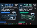 Gambar Keyboard Gaming Multimedia Mechanical AULA F3030 GREEN Backlight dari Aula Official Store 9 Tokopedia