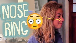 Katie Gets a Nose Ring!! *prank on mom*