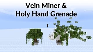 Vein Miner and Holy Hand Grenades in Minecraft 1.15 [Scarpet Program]