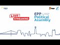 Live | EPP Political Assembly Lisbon 2022