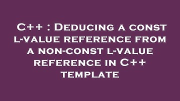 C++ : Deducing a const l-value reference from a non-const l-value reference in C++ template