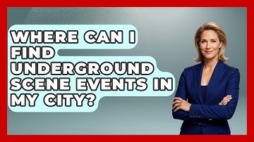 Where Can I Find Underground Scene Events in My City? | Alt Scene Guru News