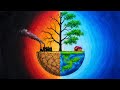 World Environment Day Drawing || Save Environment Drawing || Save Tree Save Earth Drawing ||