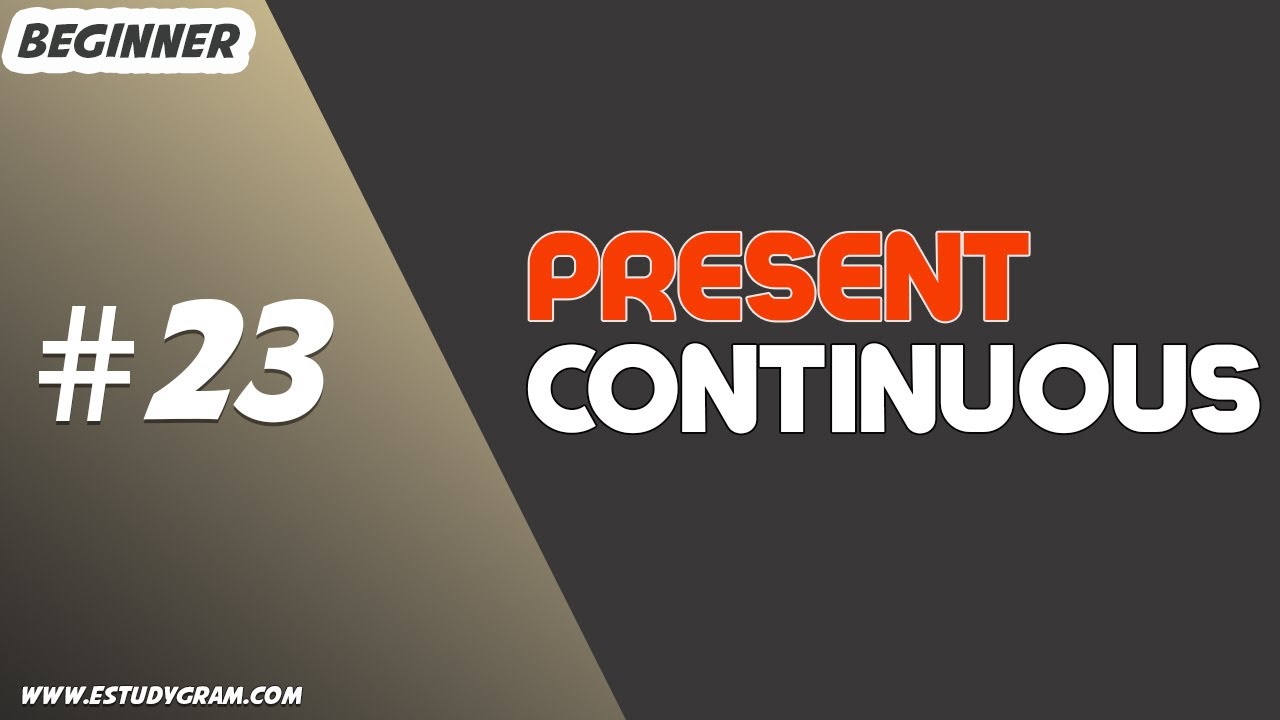 İngilis dili İndiki davamedici zaman(present continuous tense)#23