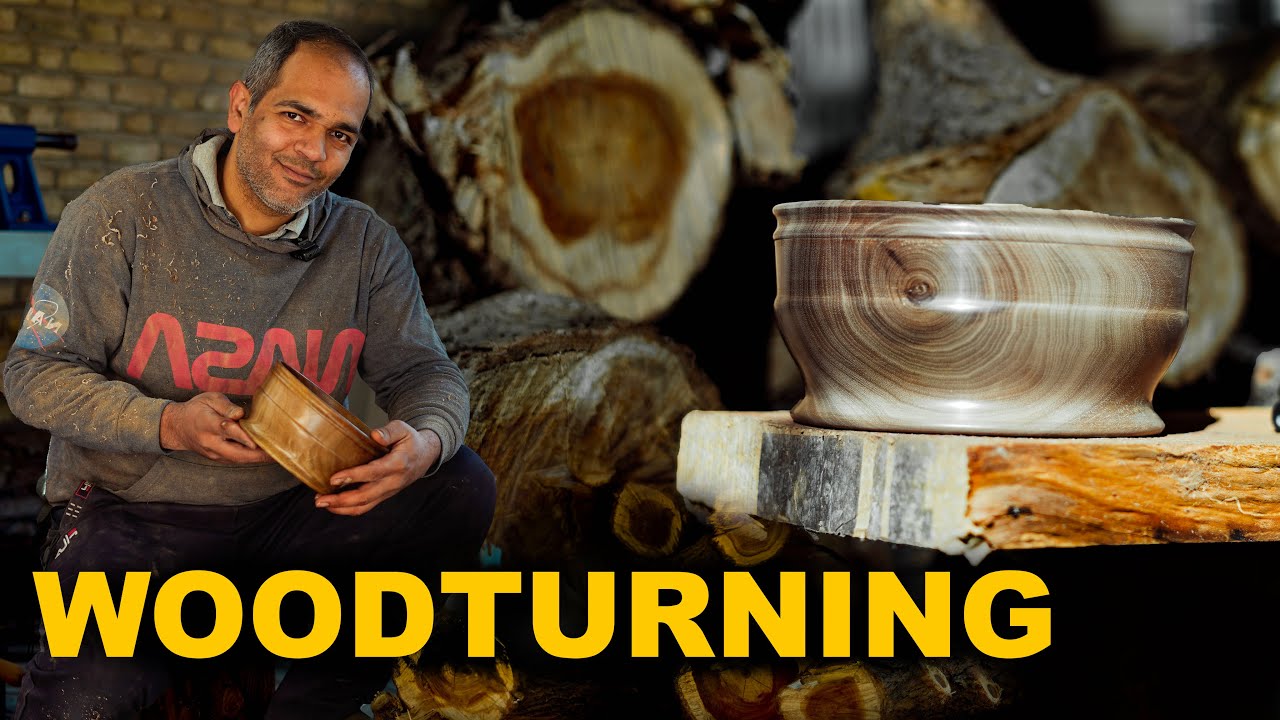 Woodturning Magic , A Wooden Bowl Brought to Life | Woodturning Story