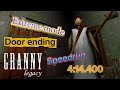 Granny Legacy｜Extreme mode, Door ending, Glitchless, No Exras, Speedrun in [4:14.400]