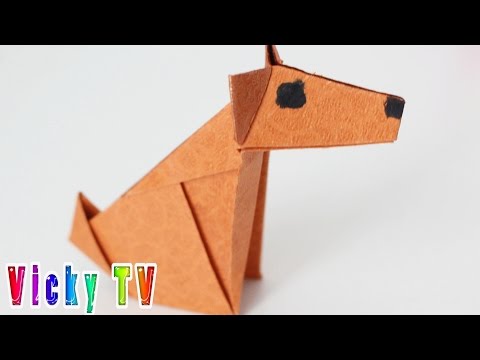 Origami Hund Wie Man Hund Origami Papier Falten Youtube