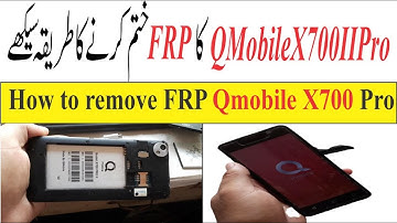How To Google Account Bypass QMobile X700 PRO II with Miracle Crack Urdu/Hindi