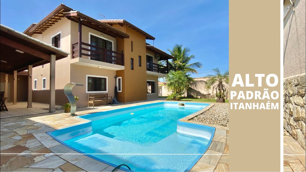 SOBRADO ALTO PADRÃO EM ITANHAÉM, CIBRATEL 1 | 600 M2 DE TERRENO | 4 DORMITÓRIOS