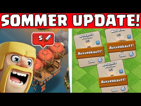 SOMMER UPDATE! * Alle Infos! ?? Clash of Clans * CoC [deutsch/german]