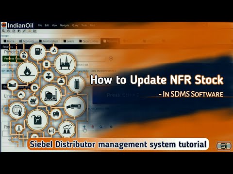 How to Update NFR Stock in SDMS? | SDMS IOCL|