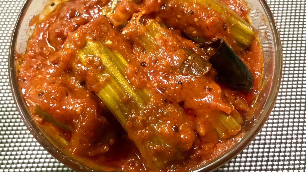 Drumstick Pickle ములక్కాడ ఊరగాయి Mullakada Pacchadi Drumstick