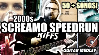 2000s SCREAMO SPEEDRUN | Guitar Riff Medley