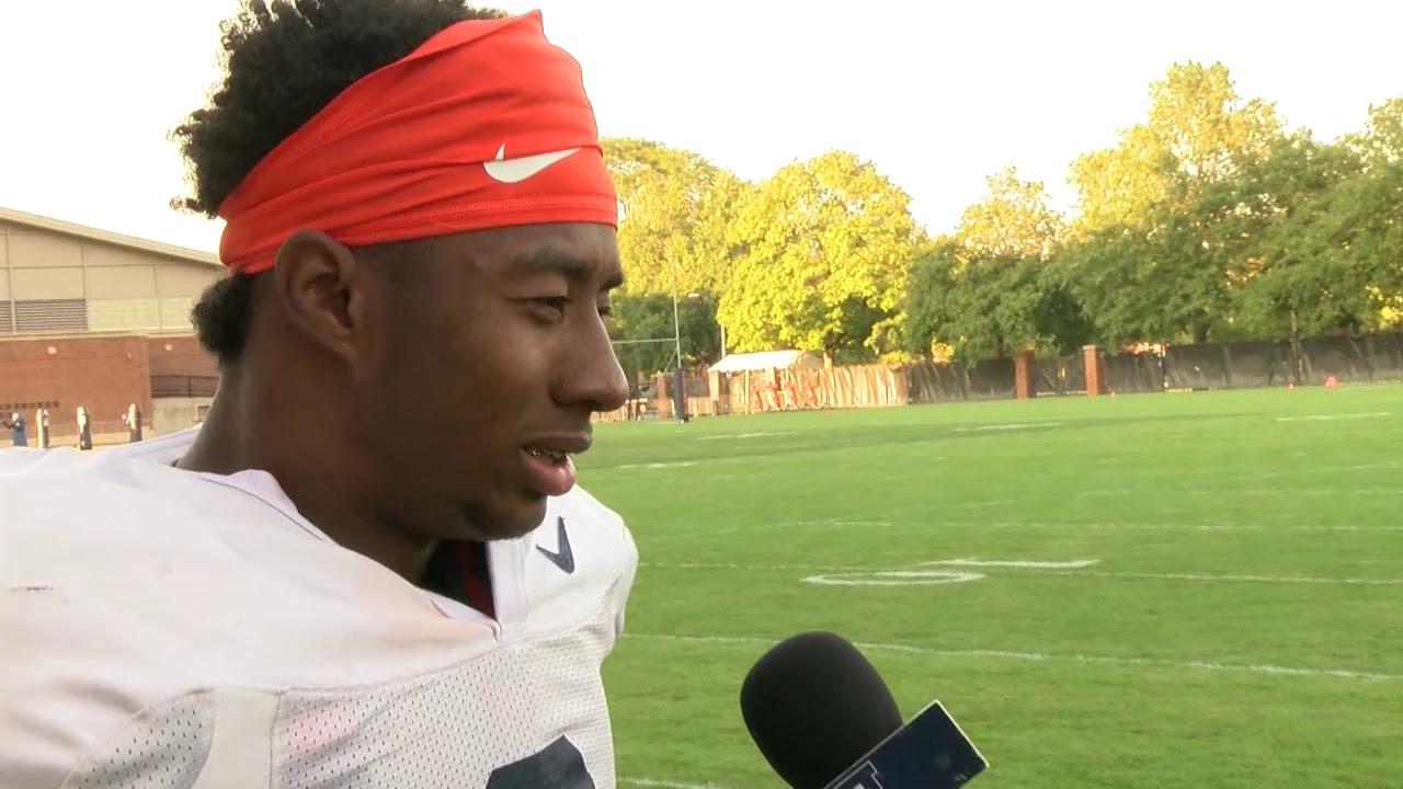 Illinois Football LB Del'Shawn Phillips PostPractice Interview 9/5/17 YouTube