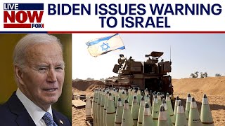 Israel-Hamas war: Biden vows to withhold weapons if IDF invades Rafah | LiveNOW from FOX