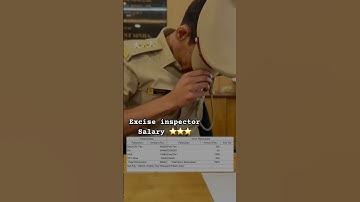 Excise inspector salary ⭐️⭐️⭐️#motivation #inspector #share