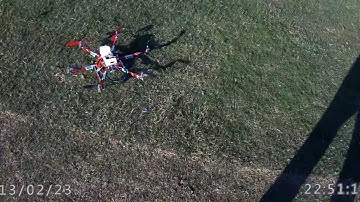 Maiden Flight of  Scratch Built X-Configured Hexacopter