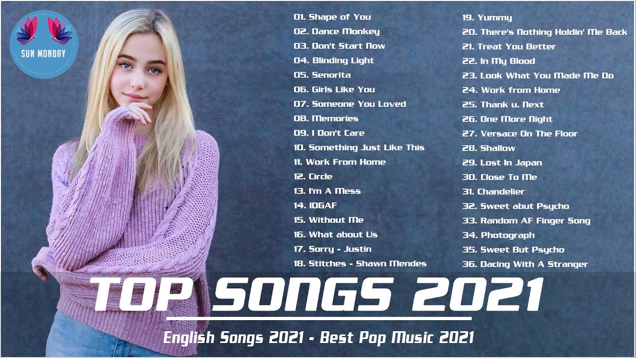 Best Music 2021 Pop Hits 2021 New Popular Songs Best English Song
