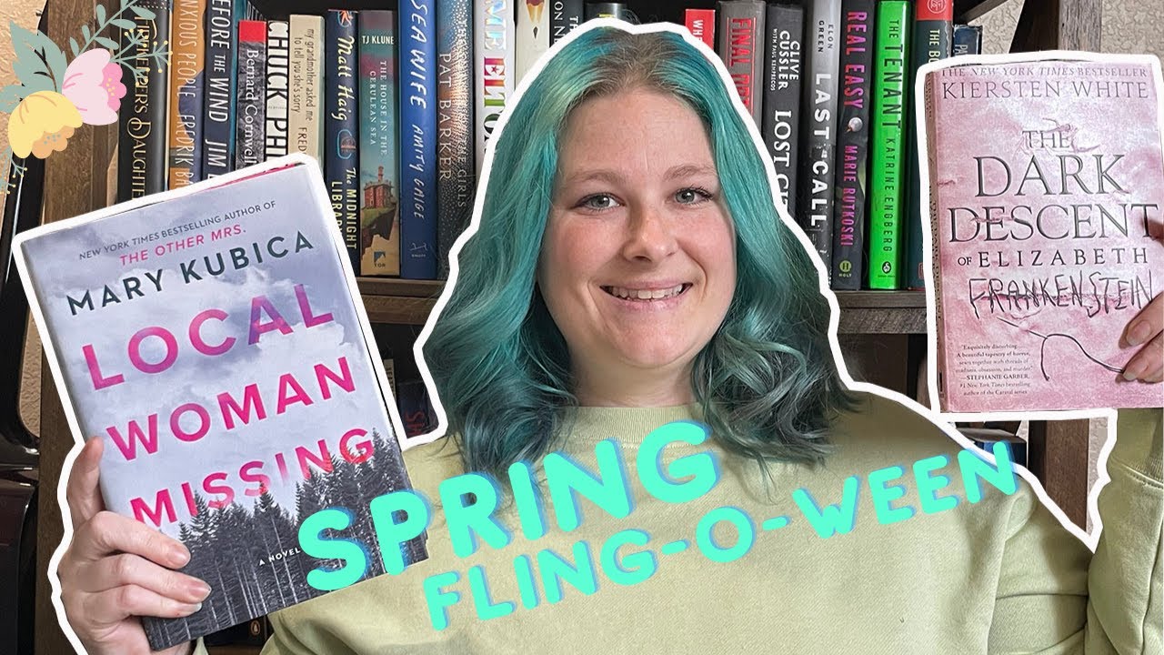 Spring Fling-O-Ween Reading Vlog! Lots of cats and Local Woman Missing.