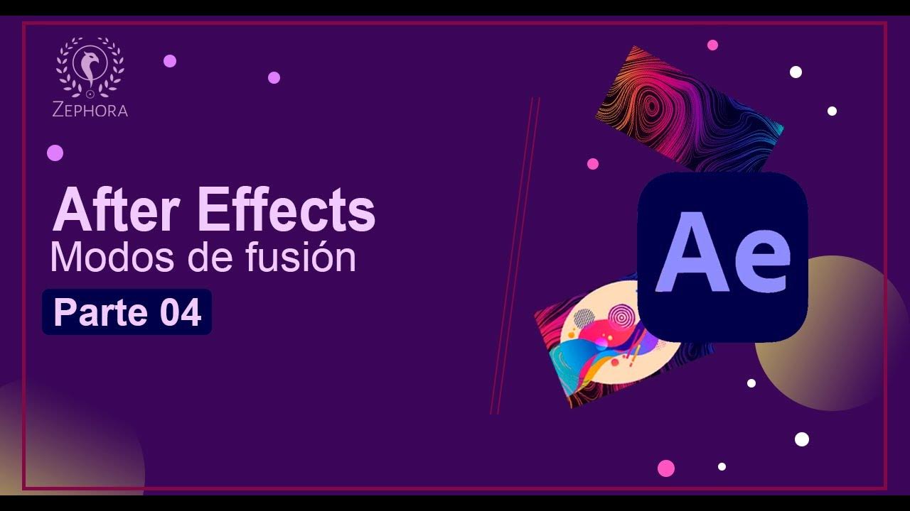 After Effects Modos de fusión YouTube
