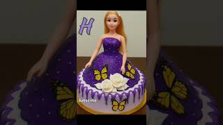 💚Barbie Doll Cake💐Design | Beautiful Princess Cake # Short