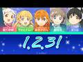1.2.3! - Liella! - Lyrics(KAN/ROM/ENG)