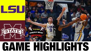 Mississippi State vs LSU Highlights | NCAA Men's Basketball | 2024 College Basketball