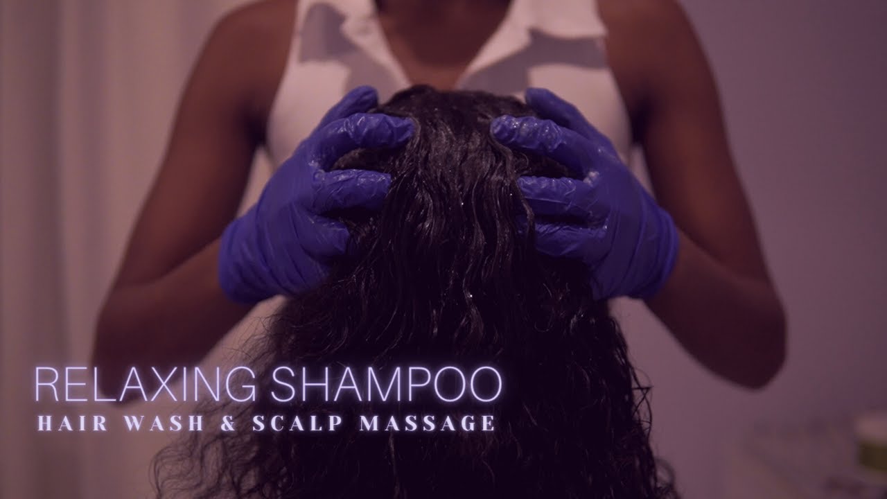 [ASMR] Relaxing Shampoo and Hair Wash | Scalp Check & Trim | Hydrating Hair and Scalp Treatment