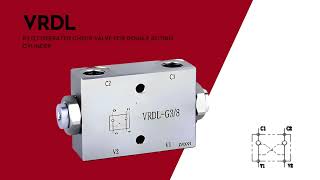 PILOT OPERATED CHECK VALVE FOR DOUBLE ACTING CYLINDER – VRDL | HFD Hydraulic