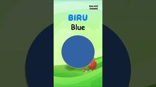 Download Lagu Mengenal Warna dalam Bahasa Indonesia dan Bahasa Inggris untuk anak Balita, TK, PAUD, RA 2 #shorts MP3