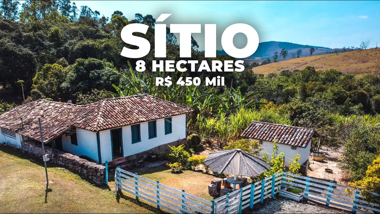 SÍTIO 8 HECTARES COM REPRESA, LUGAR ENCANTADOR | R$ 450 MIL