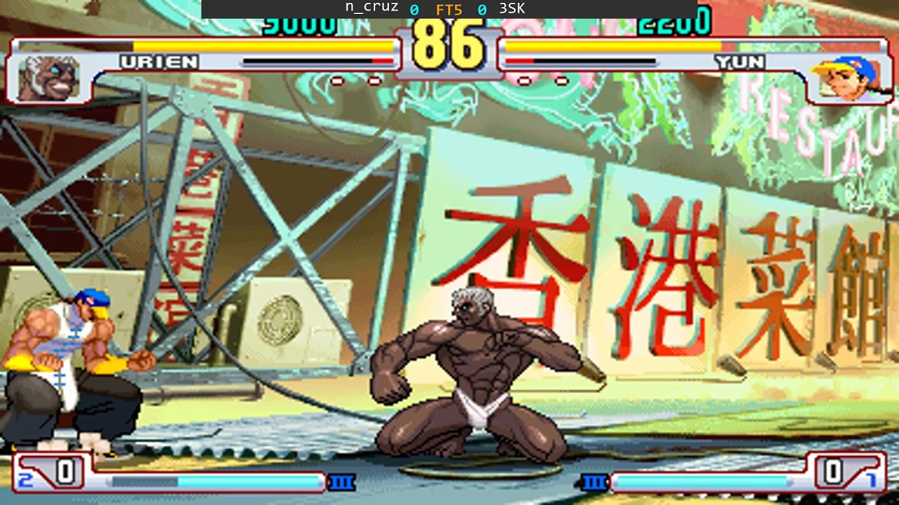 n_cruz vs 3SK - FT5 (Street Fighter III: 3rd Strike - Best Fights
