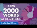 English Conversation: Learn while you Sleep with 2000 words