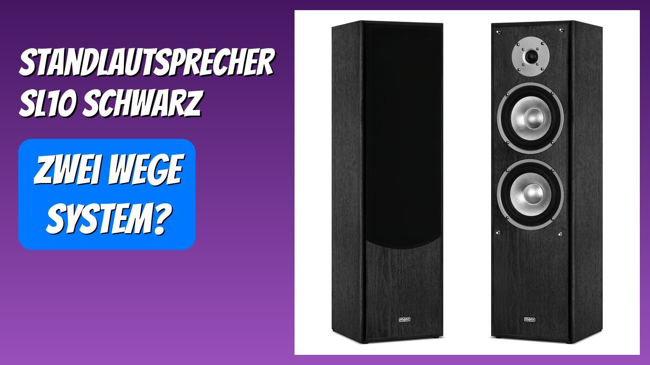BEWERTUNG (2025): Standlautsprecher SL10 schwarz. WESENTLICHE ...