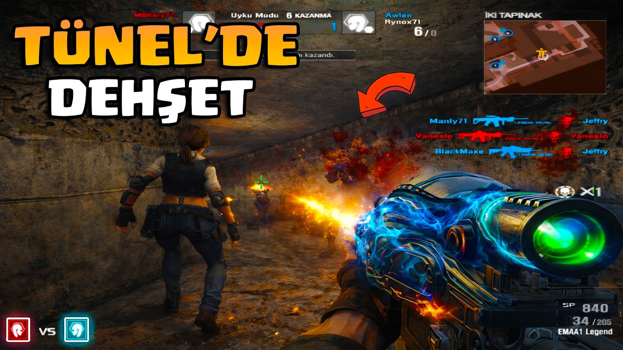 İKİ TAPINAK TÜNELİNDE DEHŞET! | Wolfteam Klan Savaşı I Awien vs MilitaryTC | de_İKİTAPINAK