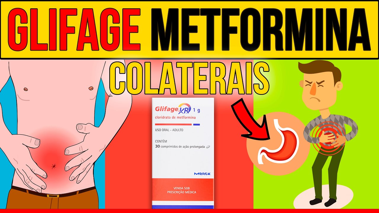 EFEITOS INDESEJÁVEIS DO GLIFAGE (METFORMINA) - YouTube